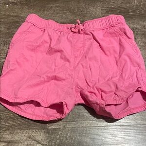 Place Bright Pink Elastic Waist Cotton Shorts